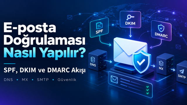 E-posta Doğrulaması Nasıl Yapılır? SPF, DKIM ve DMARC Akışı