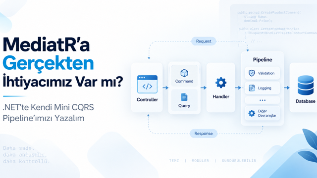 MediatR’a Gerçekten İhtiyacımız Var mı? .NET’te Kendi Mini CQRS Pipeline’ımızı Yazmasak Mı?