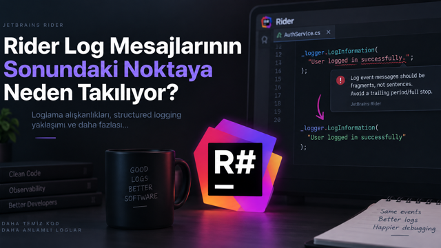 Rider Log Mesajlarının Sonundaki Noktaya Neden Takılıyor?