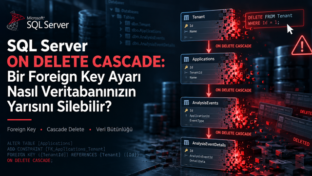 SQL Server ON DELETE CASCADE: Bir Foreign Key Ayarı Nasıl Veritabanınızın Yarısını Silebilir?